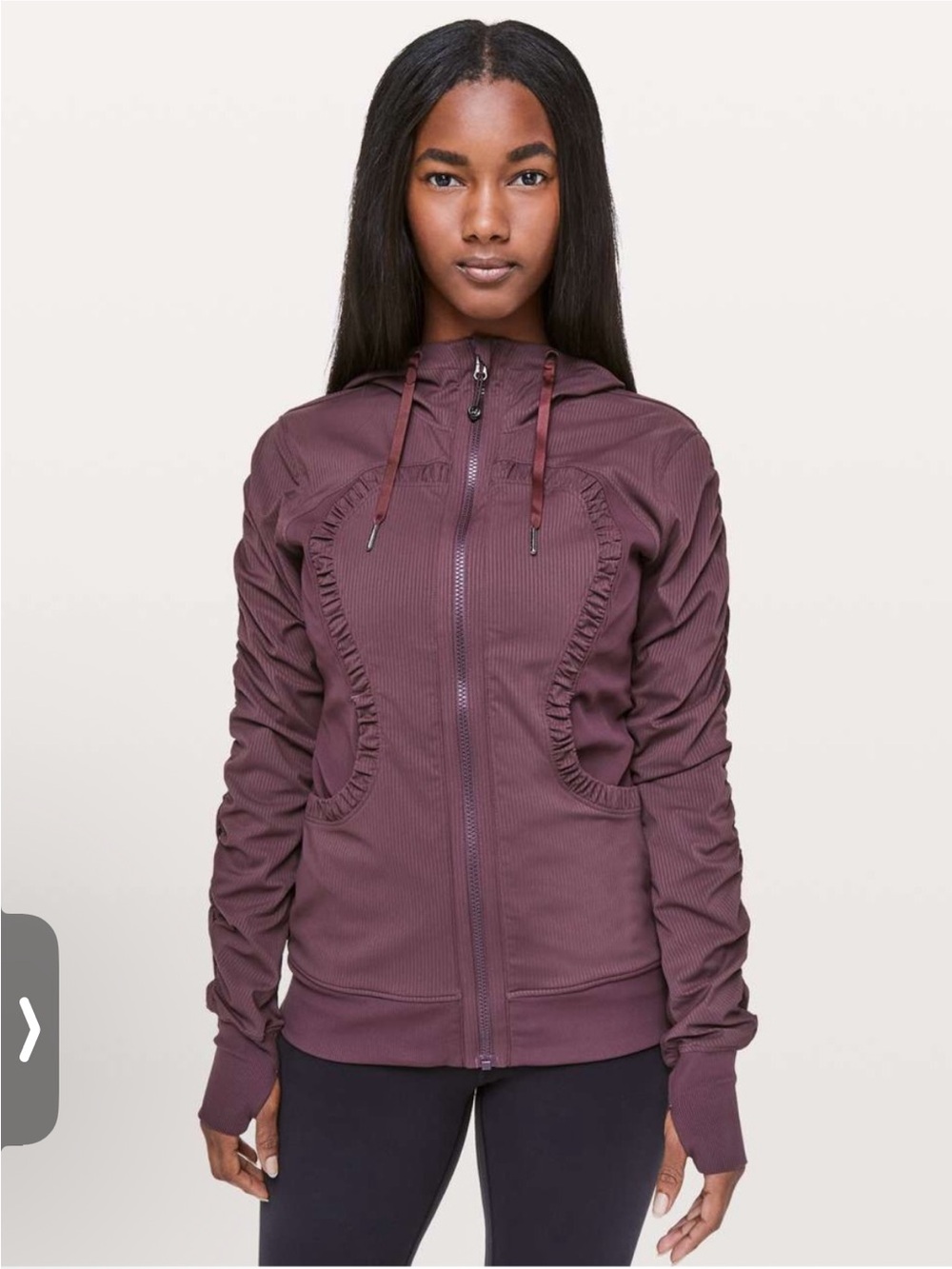 Lulu Lemon Navy reversible Jacket medium